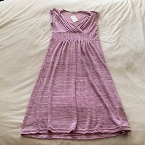 NWT purple sleeveless t-shirt dress. Size M.